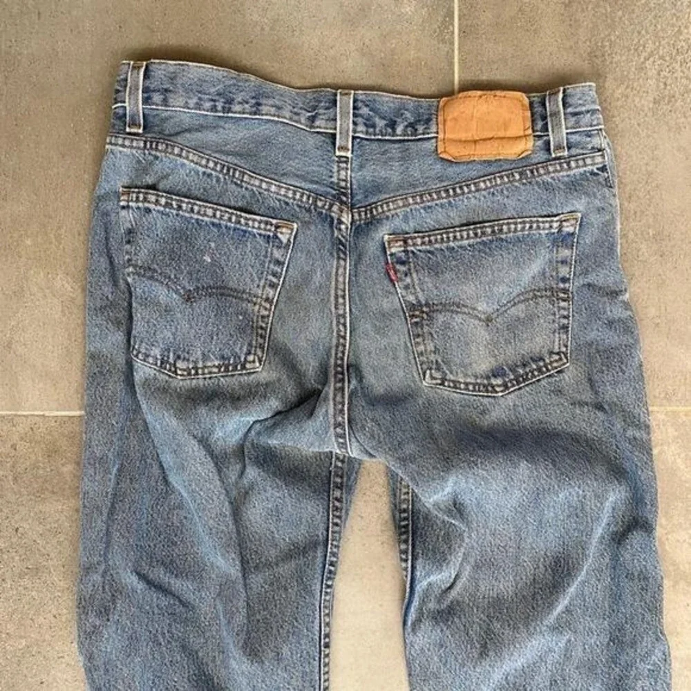 VTG Levi's 32x31 501 Original‎ Fit Jeans Mens Blue Button Fly Straight Leg USA